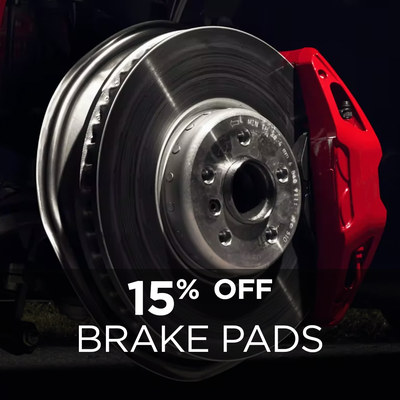 15% OFF brake pads
