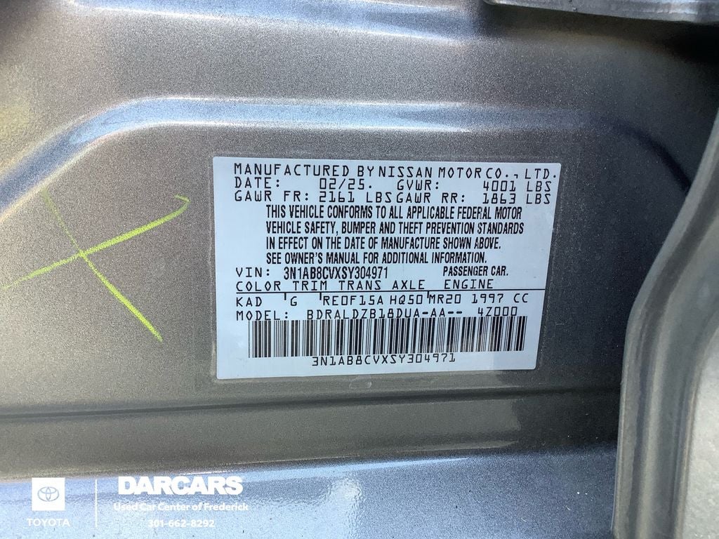 2025 Nissan Sentra SV