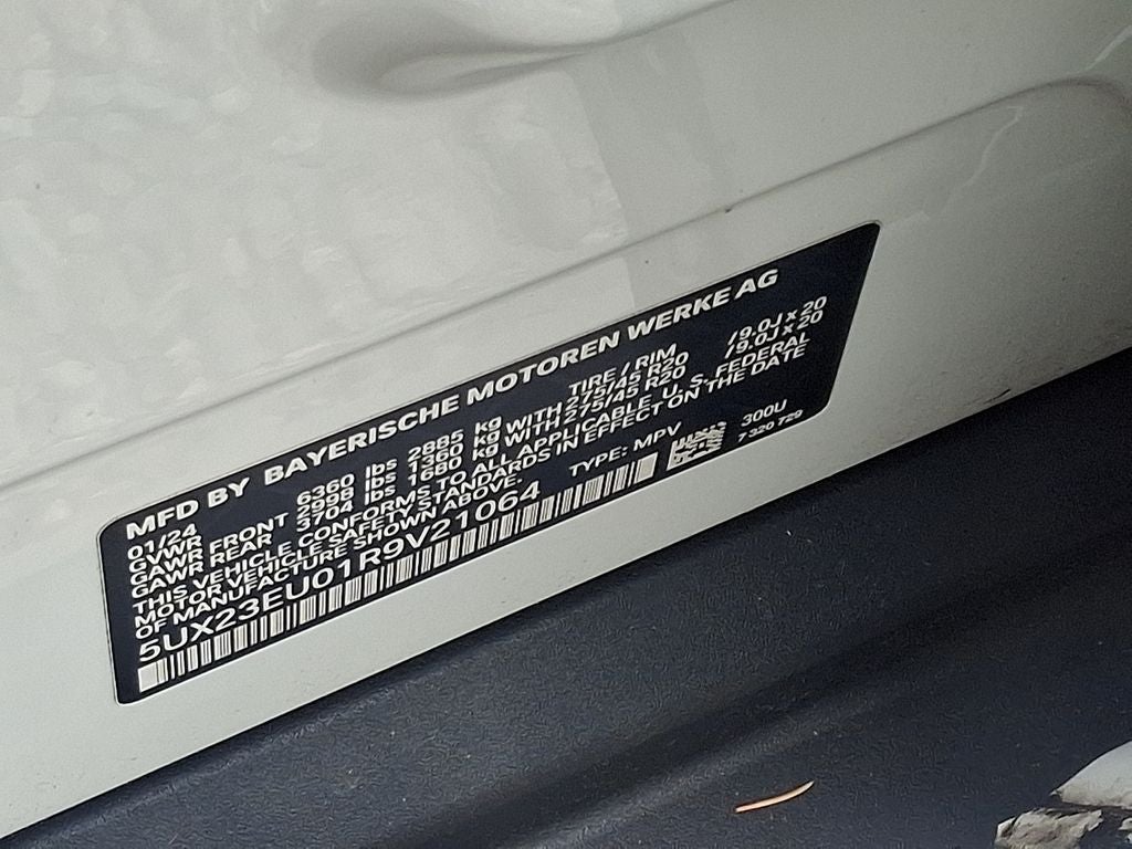 2024 BMW X5 xDrive40i w/Parking Assistance Package