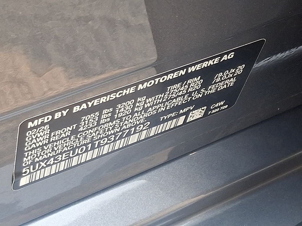 2026 BMW X5 xDrive50e