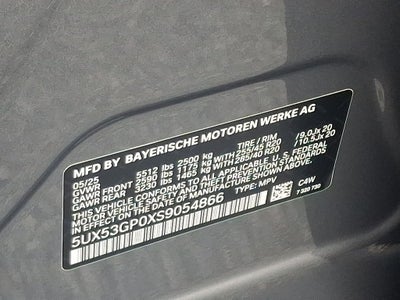 2025 BMW X3 30 xDrive w/Convenience Package