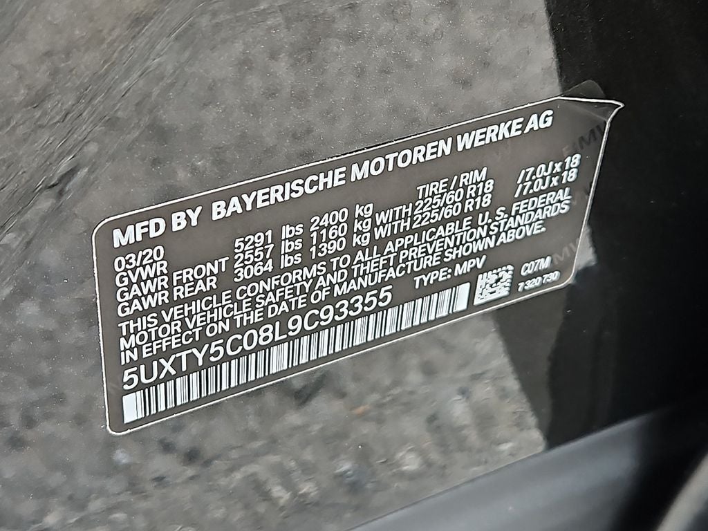 2020 BMW X3 xDrive30i