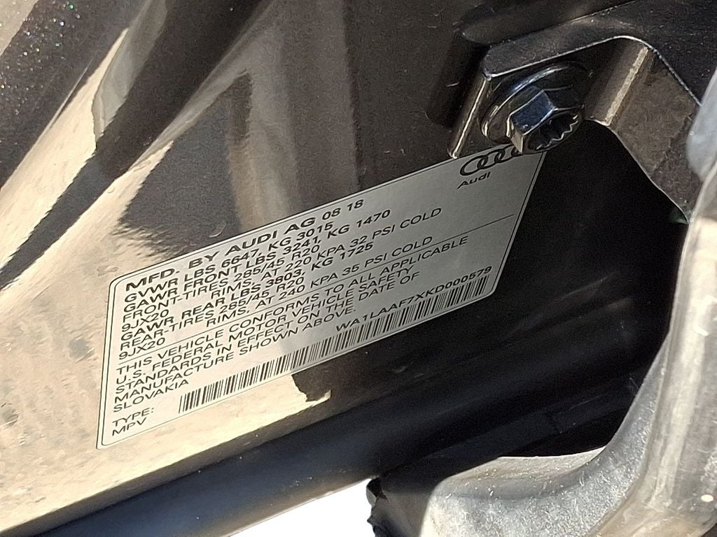 2019 Audi Q7 55 Premium Plus quattro