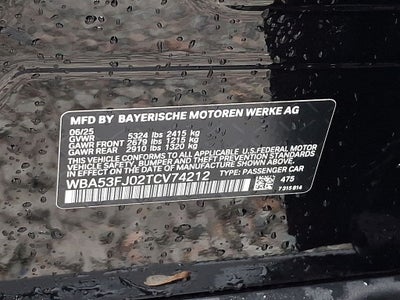2026 BMW 5 Series 530i xDrive w/Premium Package