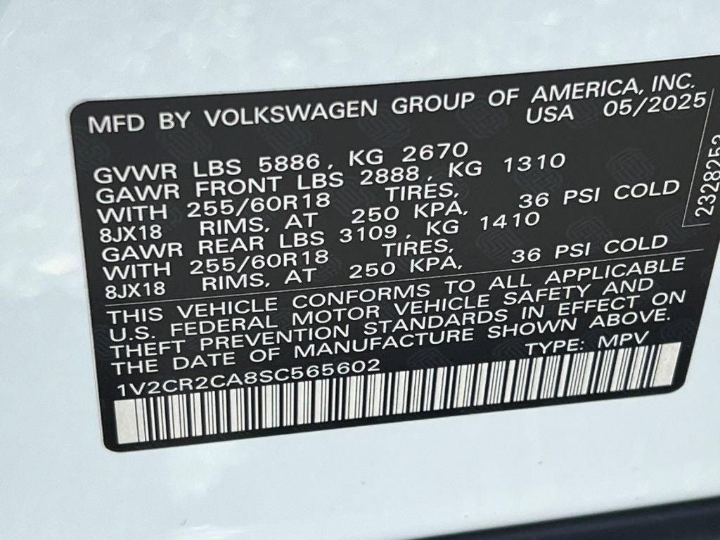 2025 Volkswagen Atlas 2.0T Peak Edition