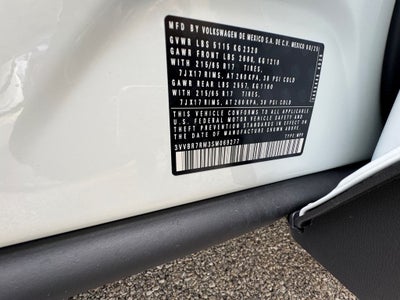 2025 Volkswagen Tiguan 2.0T S