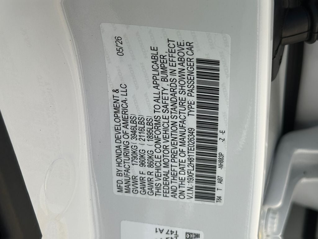 2026 Honda Civic Sport