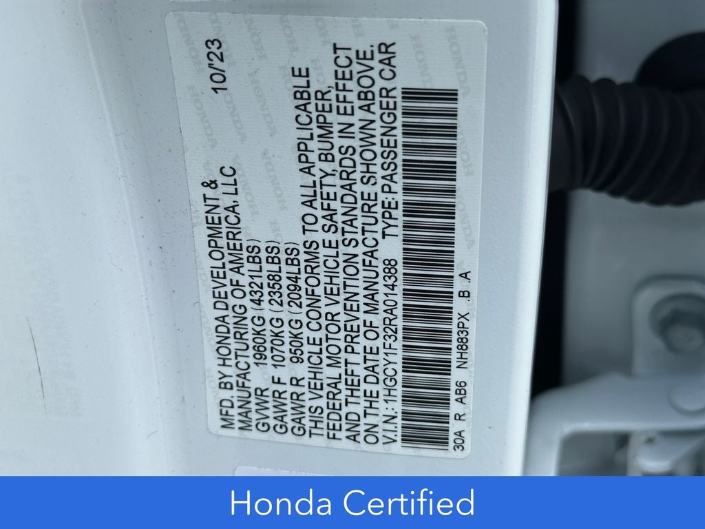 2024 Honda Accord EX