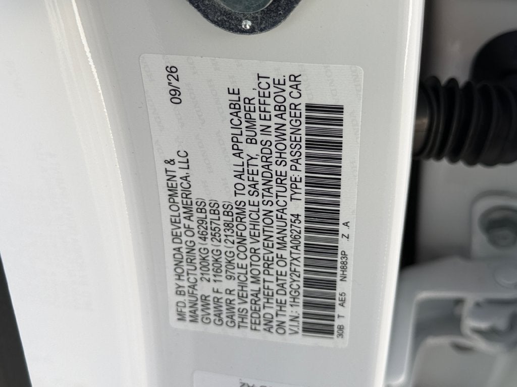 2026 Honda Accord Hybrid Sport-L