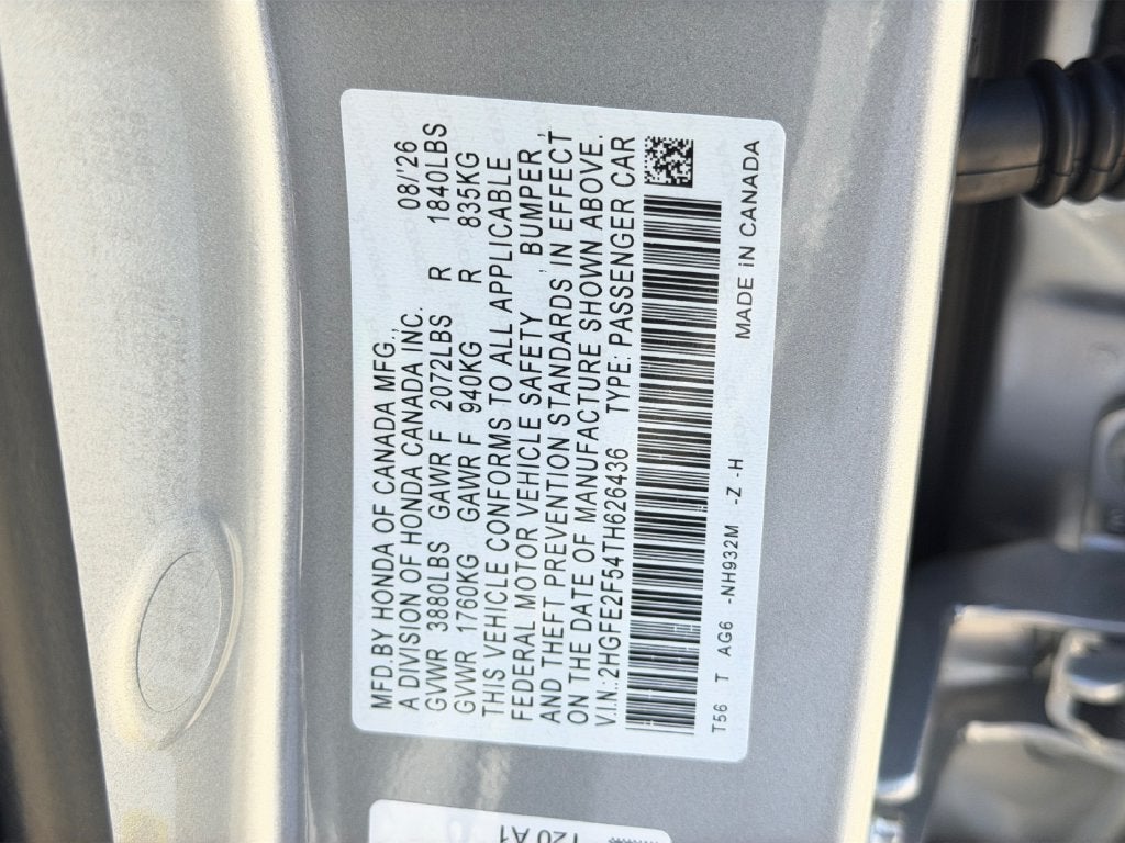 2026 Honda Civic Sport