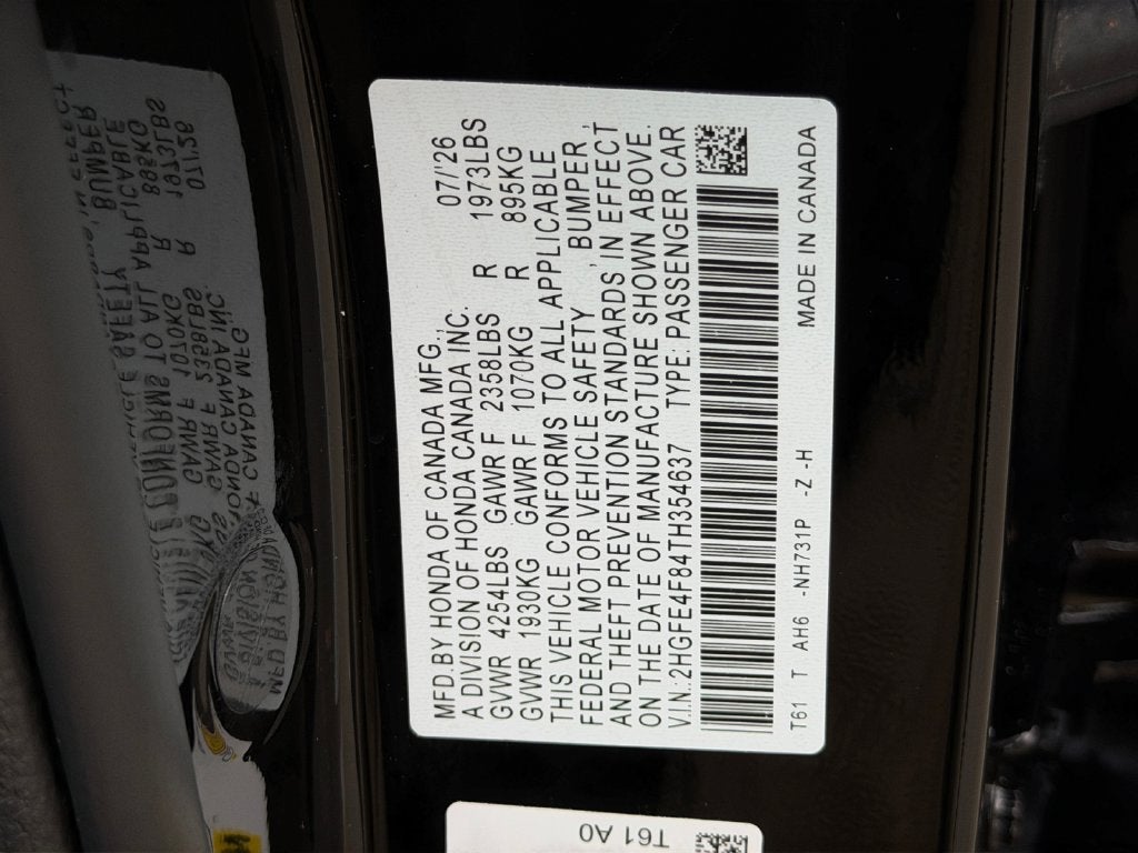2026 Honda Civic Hybrid Sport