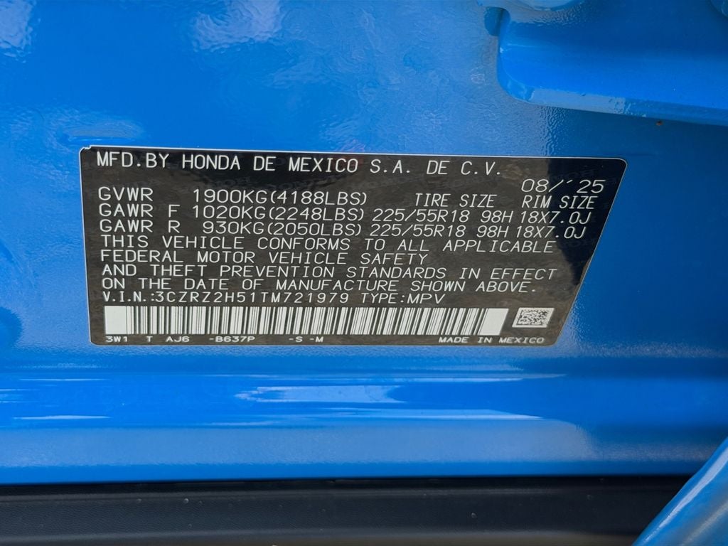 2026 Honda HR-V Sport