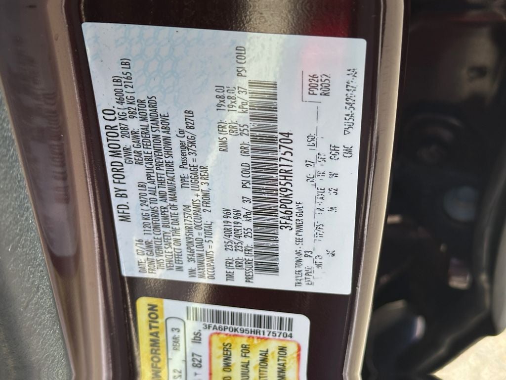 2017 Ford Fusion Platinum