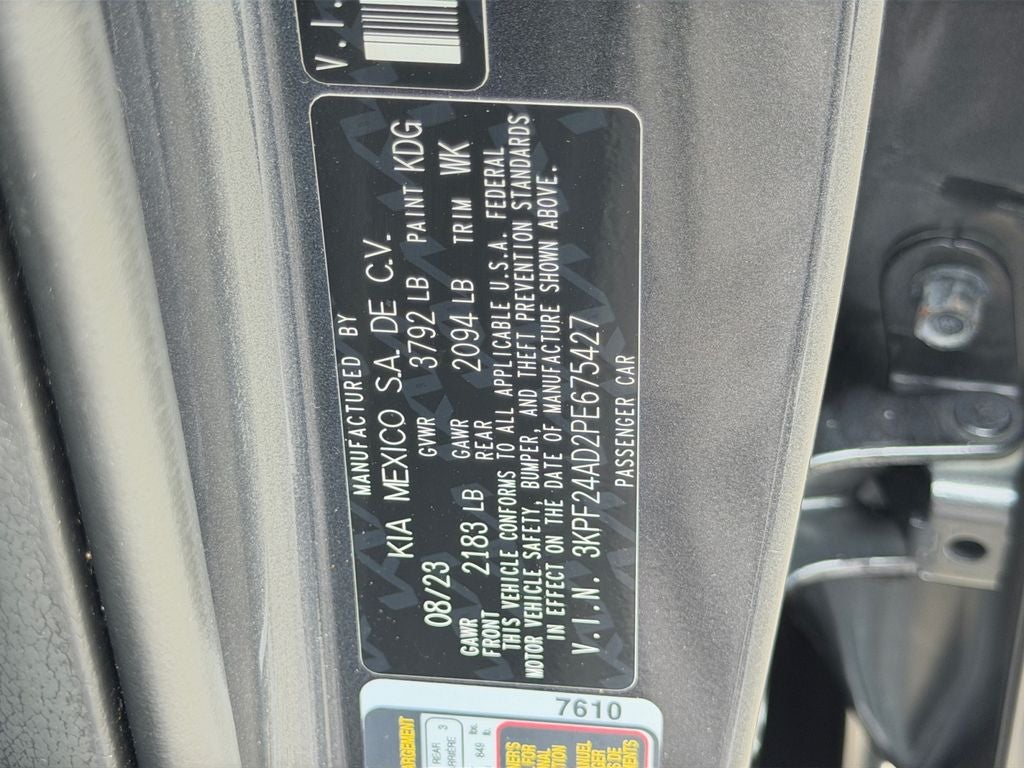 2023 Kia Forte LXS