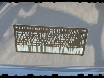 2023 Volkswagen Jetta GLI 2.0T Autobahn