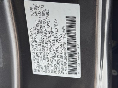 2026 Honda Odyssey EX-L