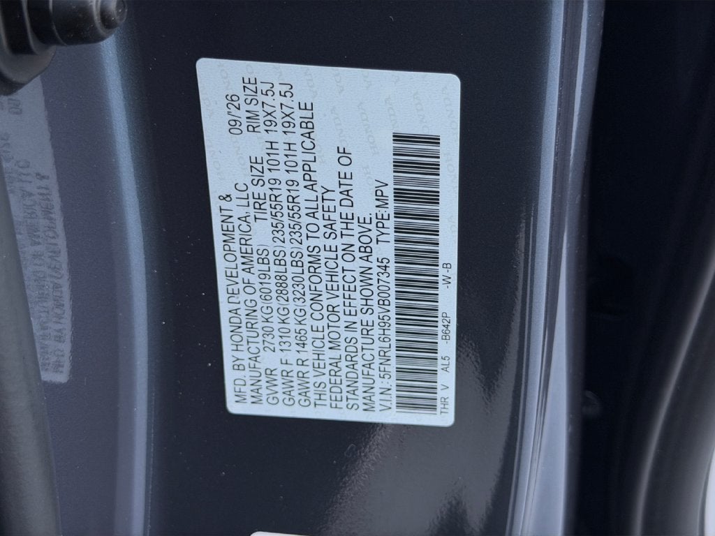 2027 Honda Odyssey Elite