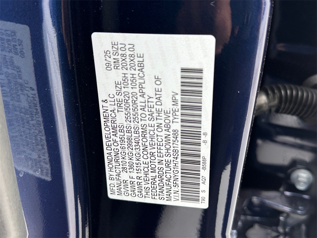 2025 Honda Pilot Touring+