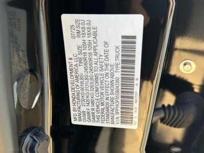 2025 Honda Ridgeline RTL