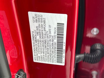 2026 Honda Ridgeline RTL