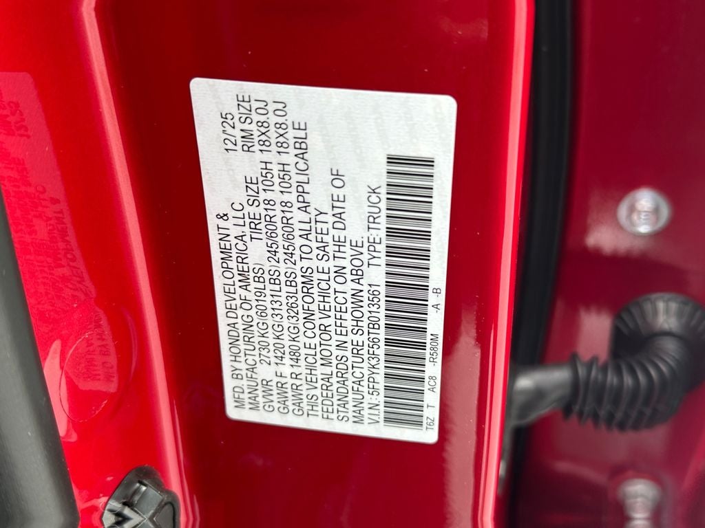 2026 Honda Ridgeline RTL