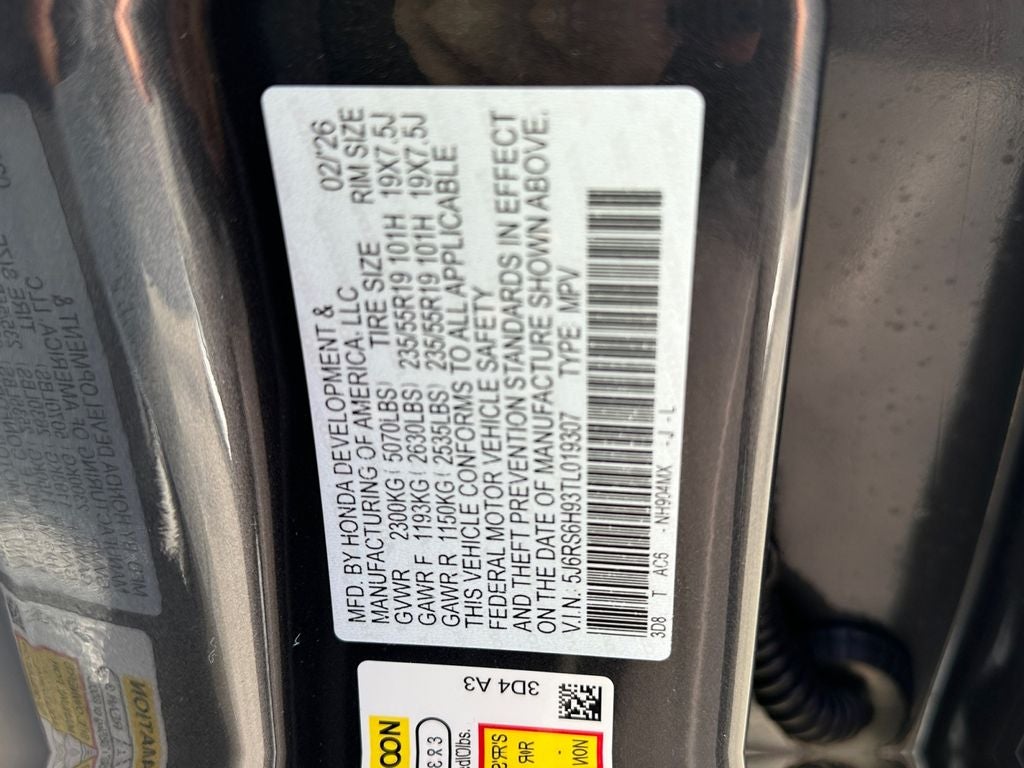 2026 Honda CR-V Hybrid Sport Touring