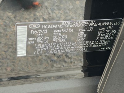 2023 Hyundai Santa Fe SE