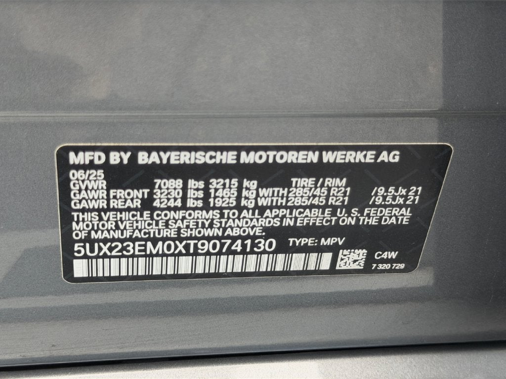 2026 BMW X7 xDrive40i