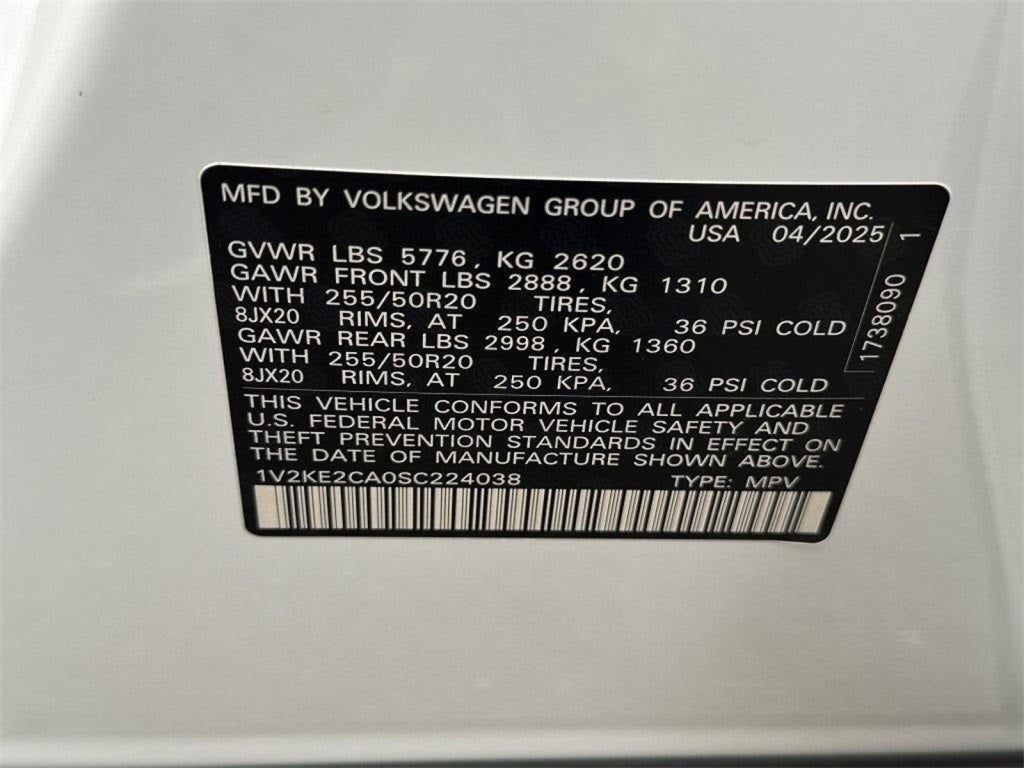 2025 Volkswagen Atlas Cross Sport 2.0T SE w/Technology