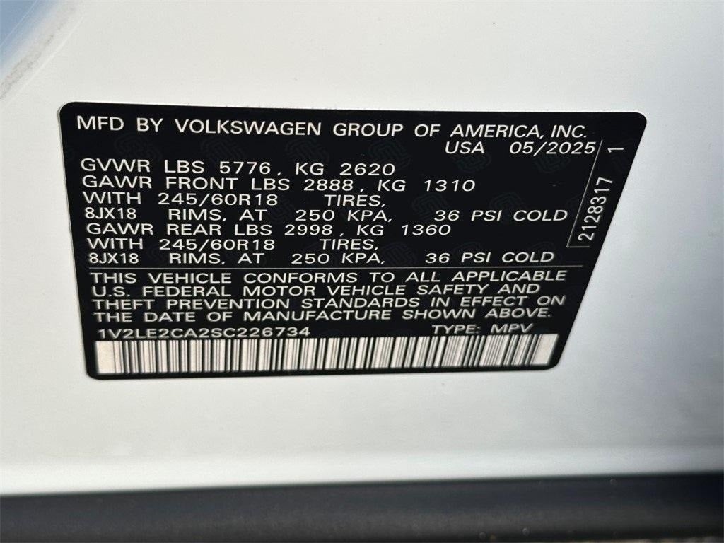 2025 Volkswagen Atlas Cross Sport 2.0T SE