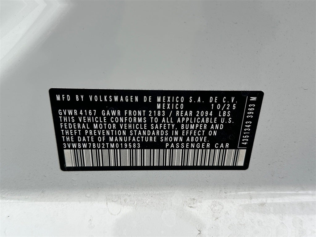 2026 Volkswagen Jetta 1.5T Sport