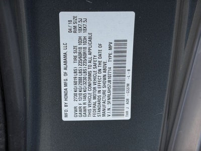 2018 Honda Odyssey EX