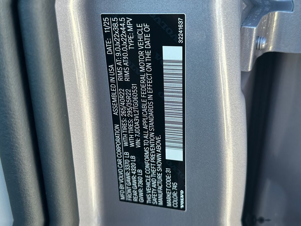 2026 Volvo EX90 Twin Motor Performance Ultra 7-Seater
