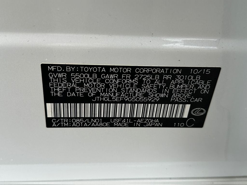 2016 Lexus LS 460 L 460 L