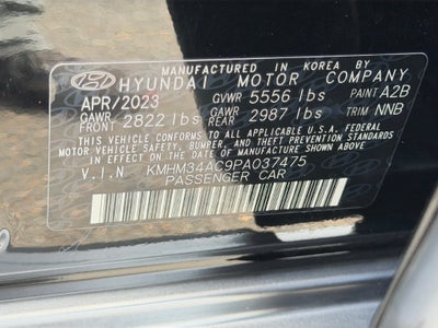 2023 Hyundai IONIQ 6 SEL