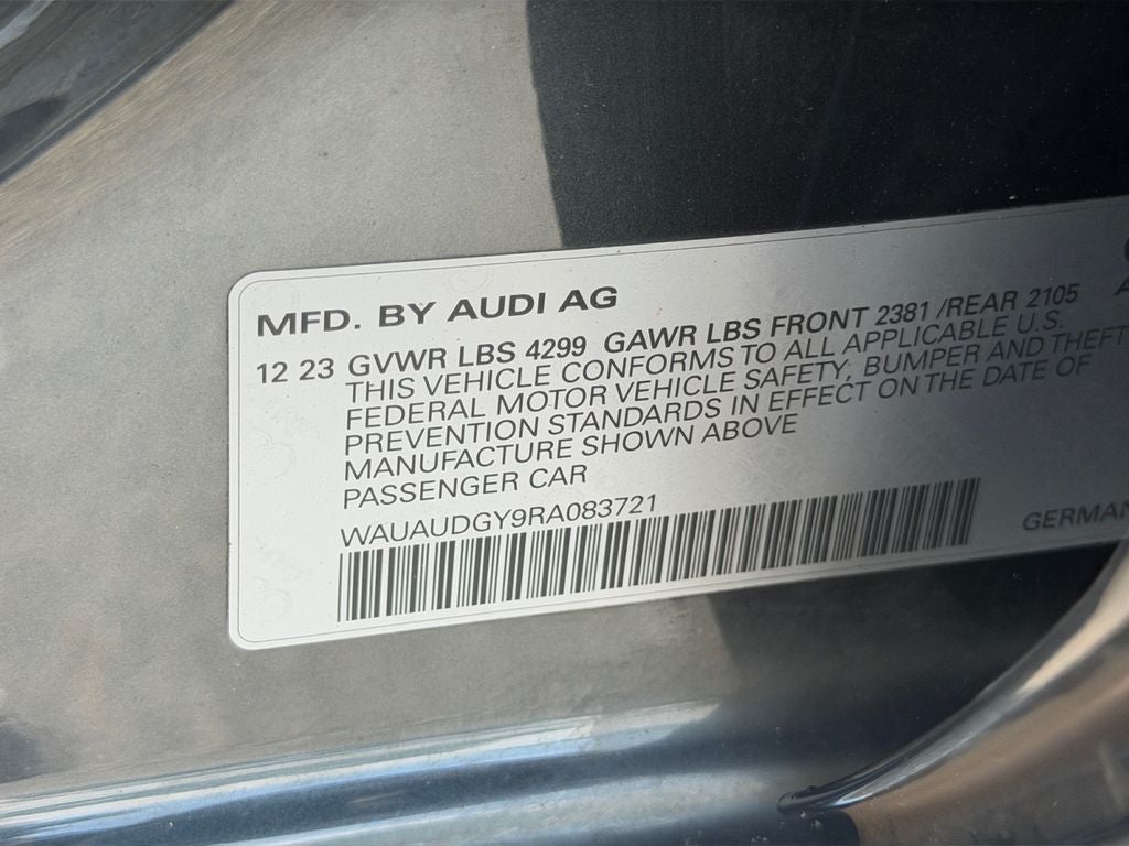2024 Audi A3 40 Premium FrontTrak
