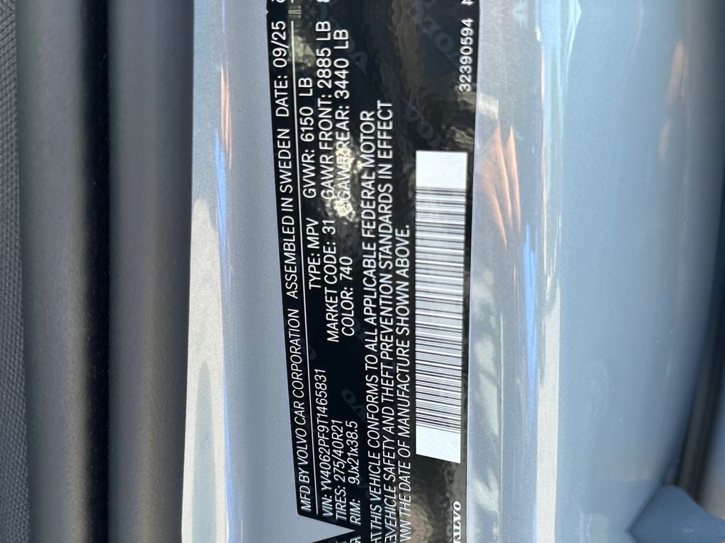 2026 Volvo XC90 B6 Ultra Volvo Certified