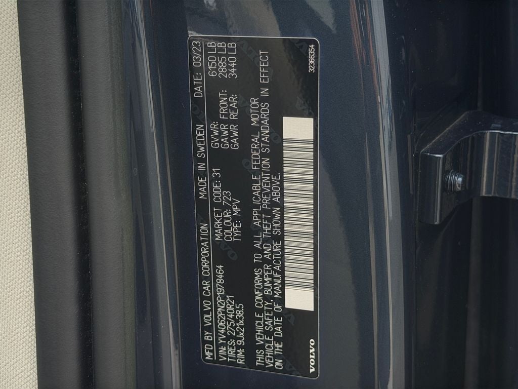 2023 Volvo XC90 B6 Plus 7-Seater Volvo Certified