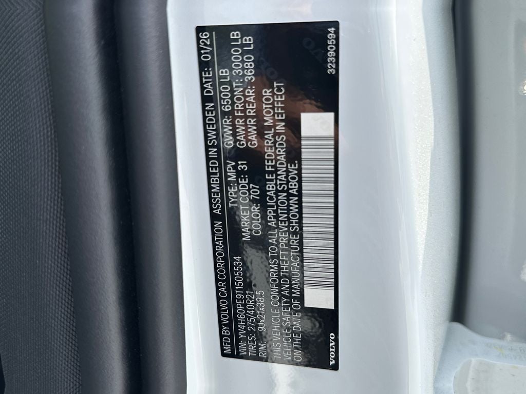 2026 Volvo XC90 Plug-In Hybrid T8 Plus 7 Passenger
