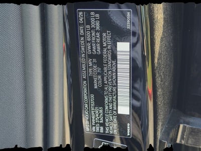 2026 Volvo XC90 Plug-In Hybrid T8 Plus 7 Passenger