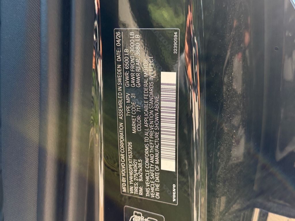2026 Volvo XC90 Plug-In Hybrid T8 Plus 7 Passenger