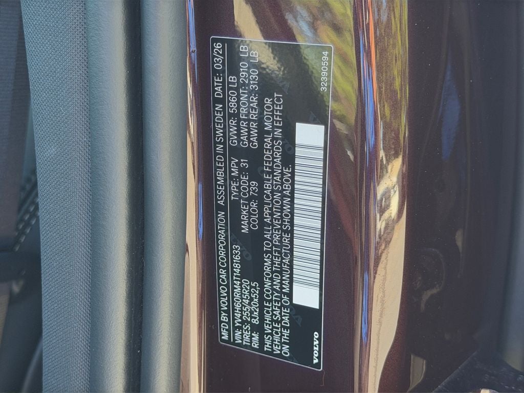 2026 Volvo XC60 Plug-In Hybrid T8 Ultra