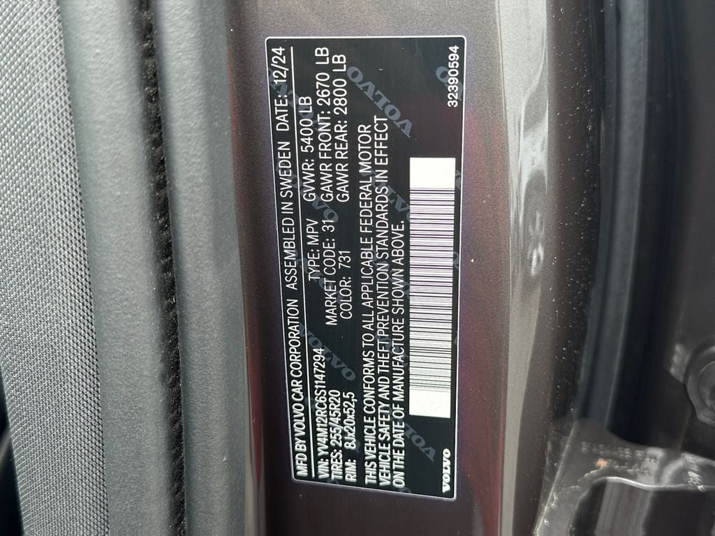 2025 Volvo XC60 B5 Plus Volvo Certified