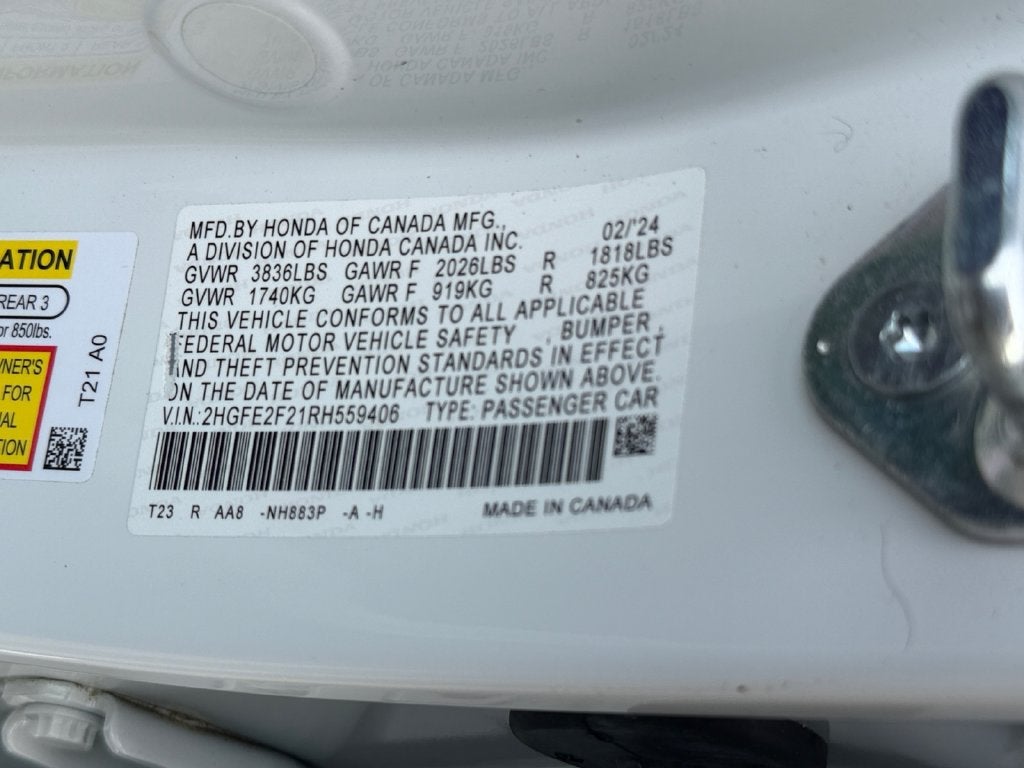 2024 Honda Civic LX