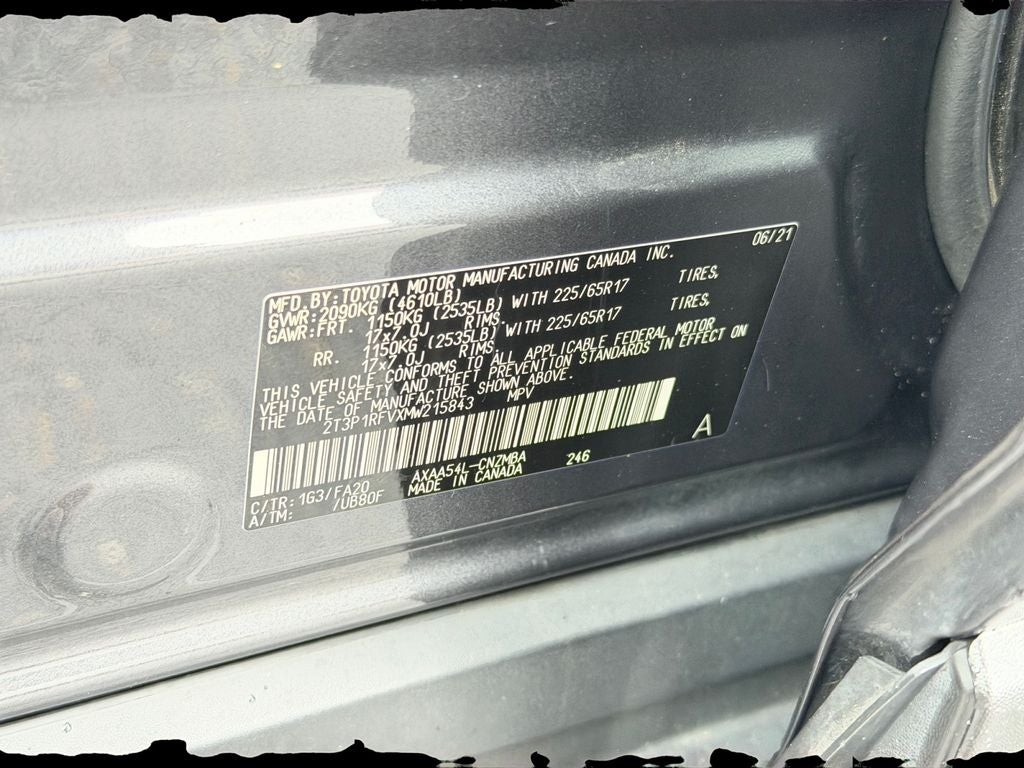 2021 Toyota RAV4 XLE