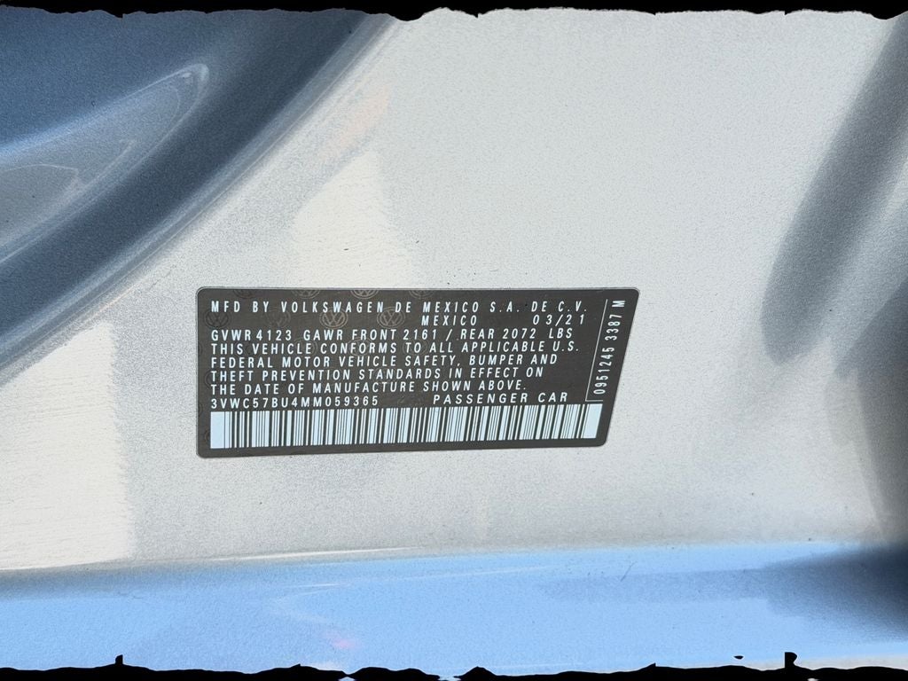 2021 Volkswagen Jetta 1.4T SE