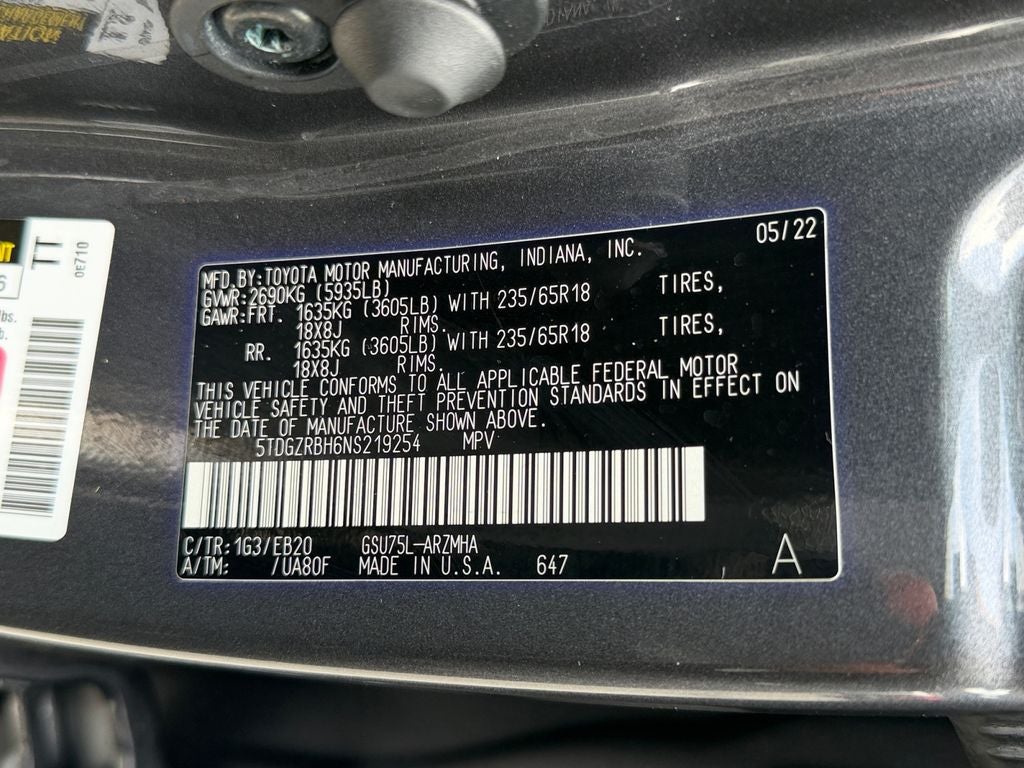 2022 Toyota Highlander XLE