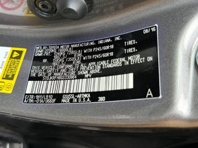 2016 Toyota Highlander XLE V6