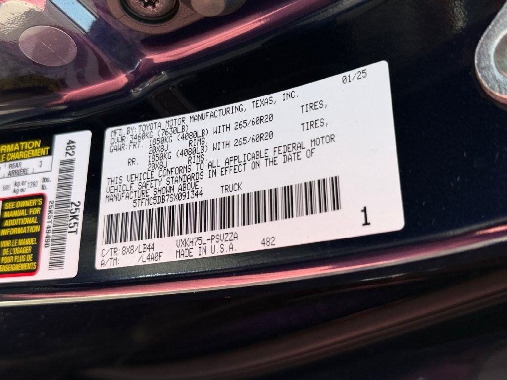 2025 Toyota Tundra Hybrid 1794 Edition