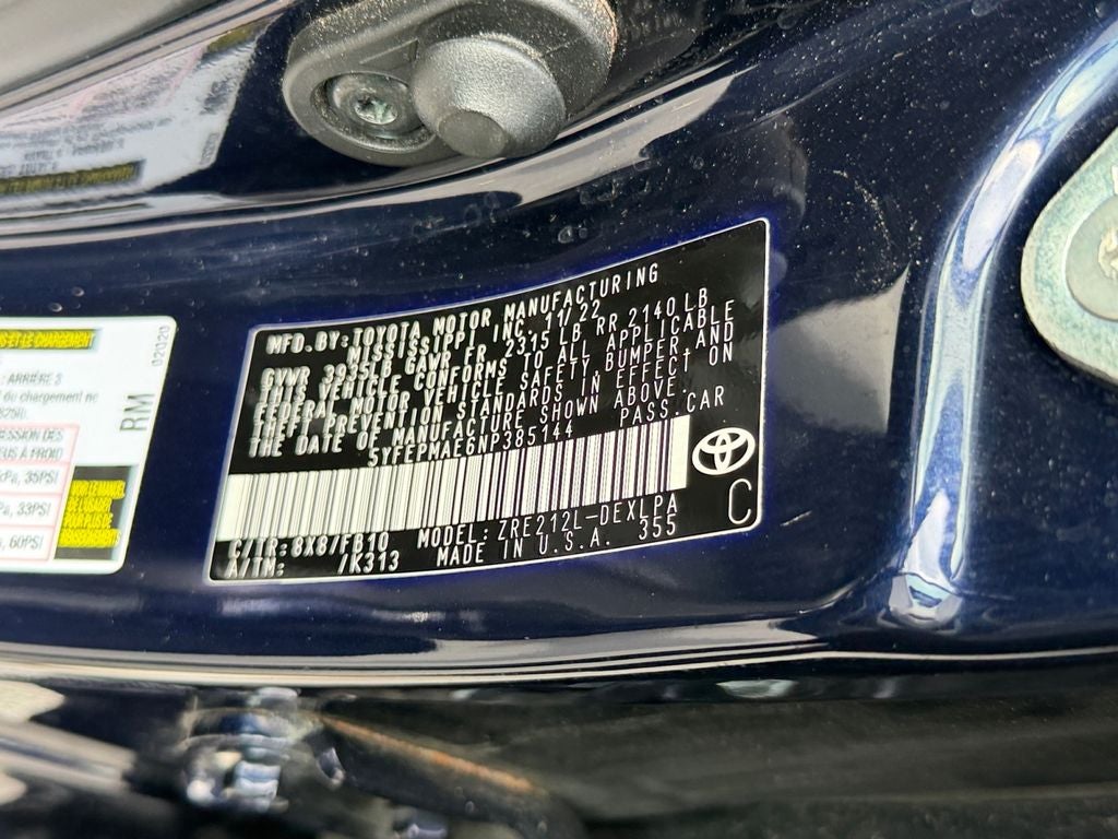 2022 Toyota Corolla LE